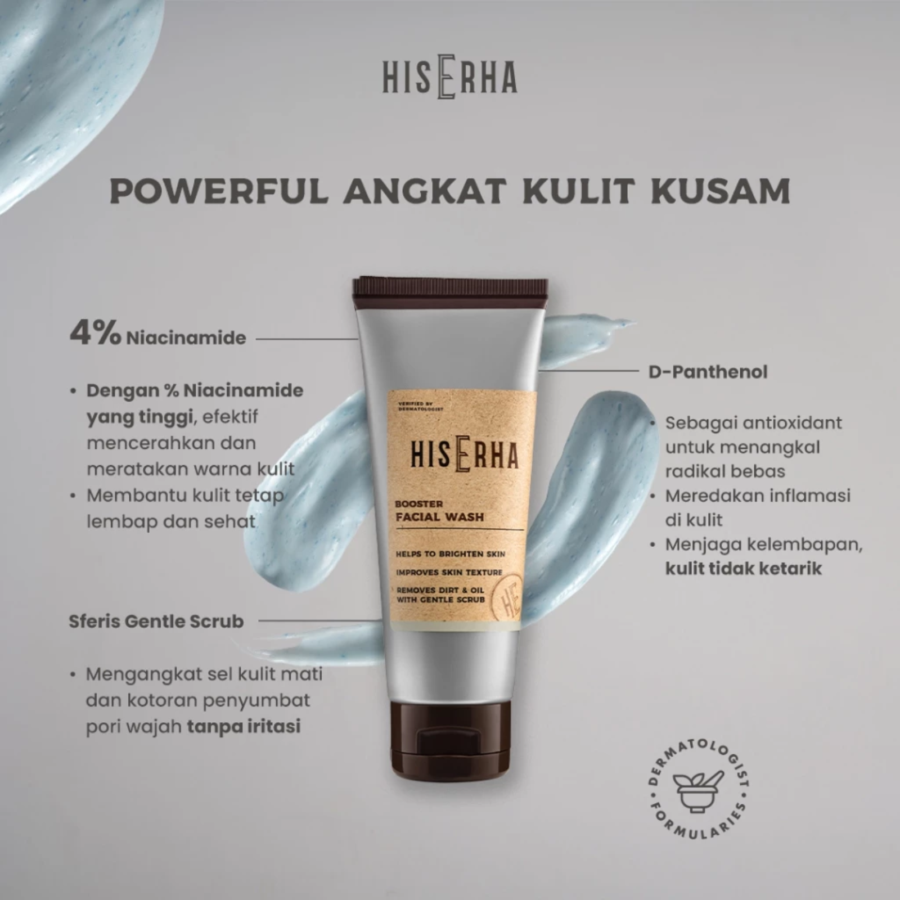 His Erha Booster Facial Wash 100gram