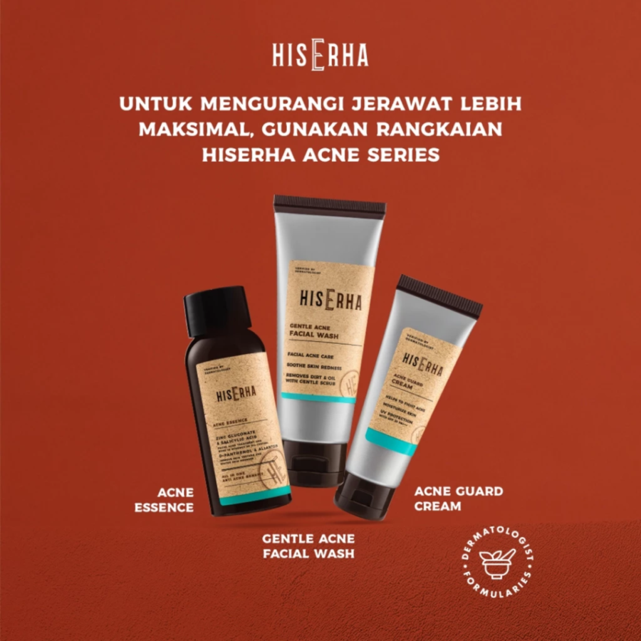 His Erha Gentle Acne Facial Wash 100gram