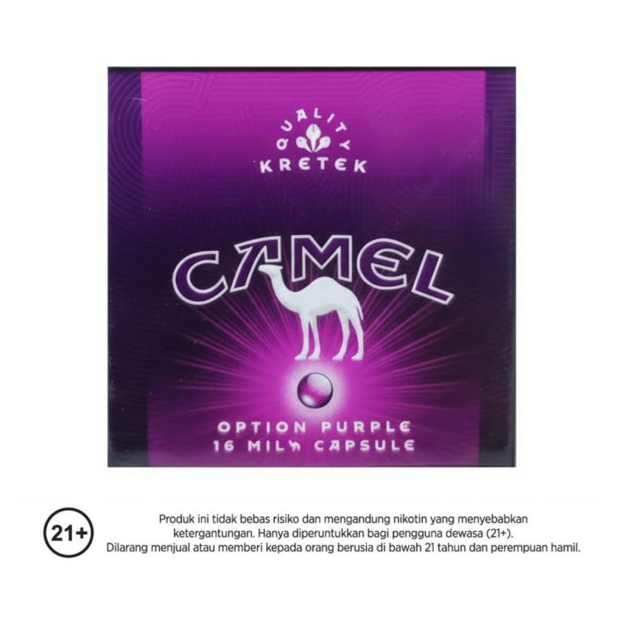 Camel Mild Option Purple Filter Rokok Batang 16stick