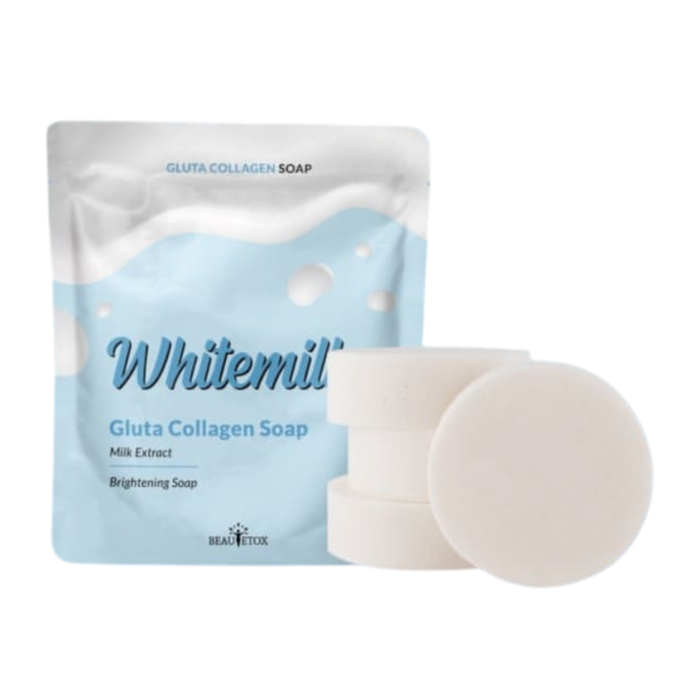 Beautetox Whitemilky Gluta Collagen Barsoap 50gr