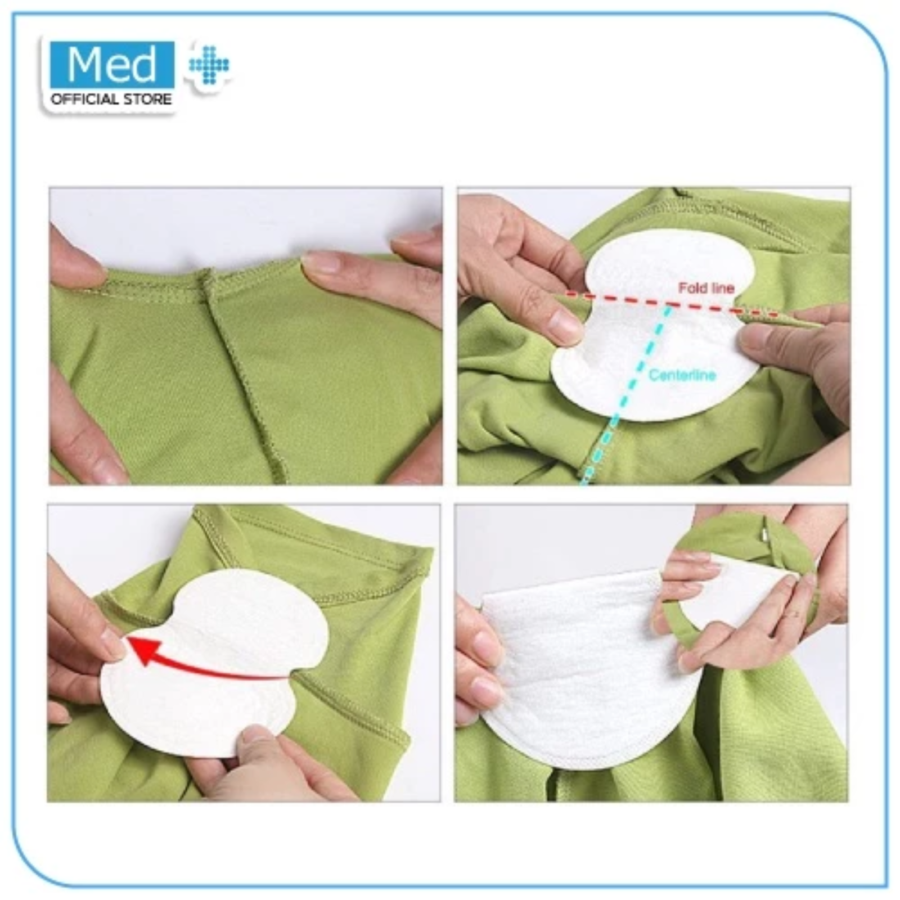 Med+ Bantalan Penyerap Keringat 10pcs