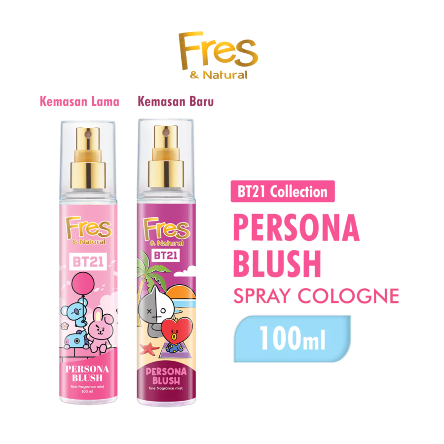 Fres & Natural Persona Blush BT21 Cologne Spray 100ml