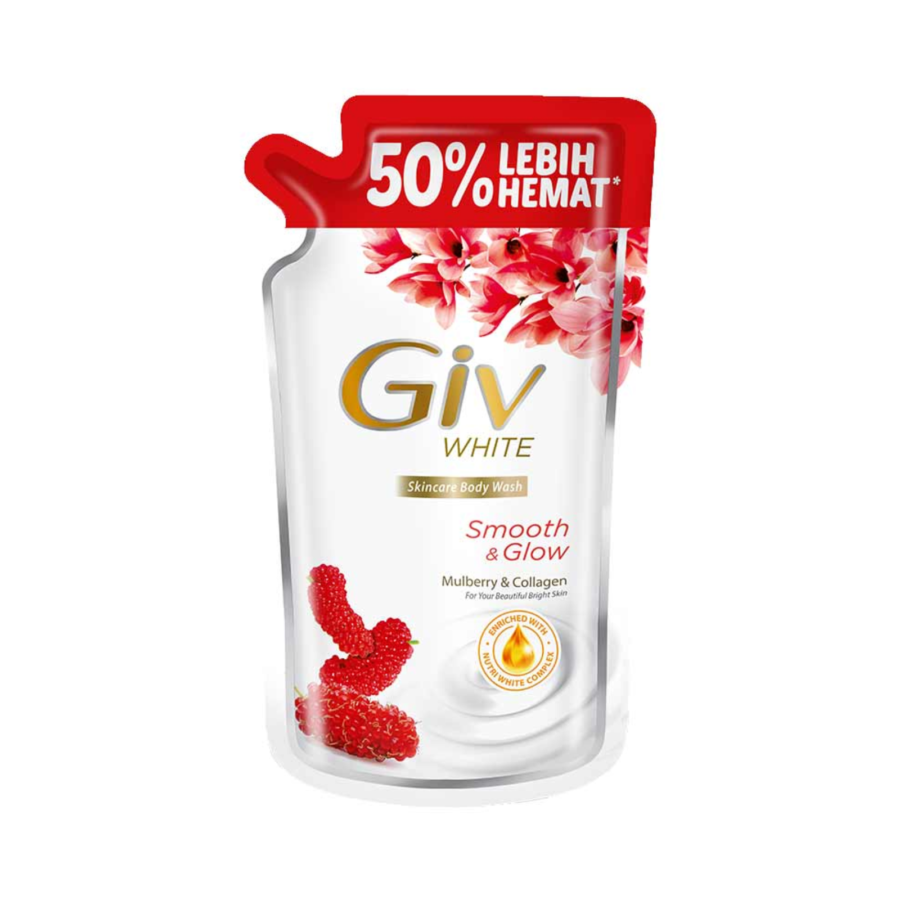 Giv White Mulberry & Collagen Body Wash Refill 800ml