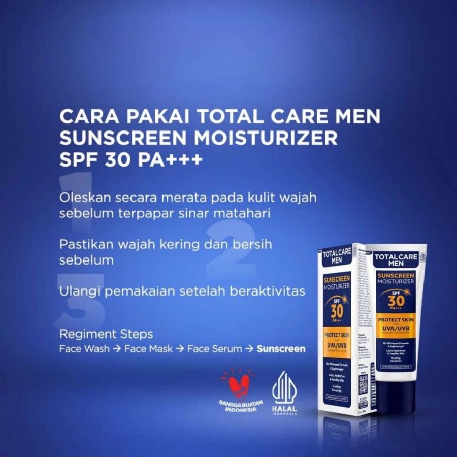 Total Care Men Moisturizer Sunscreen SPF 30 PA+++ 20 ml