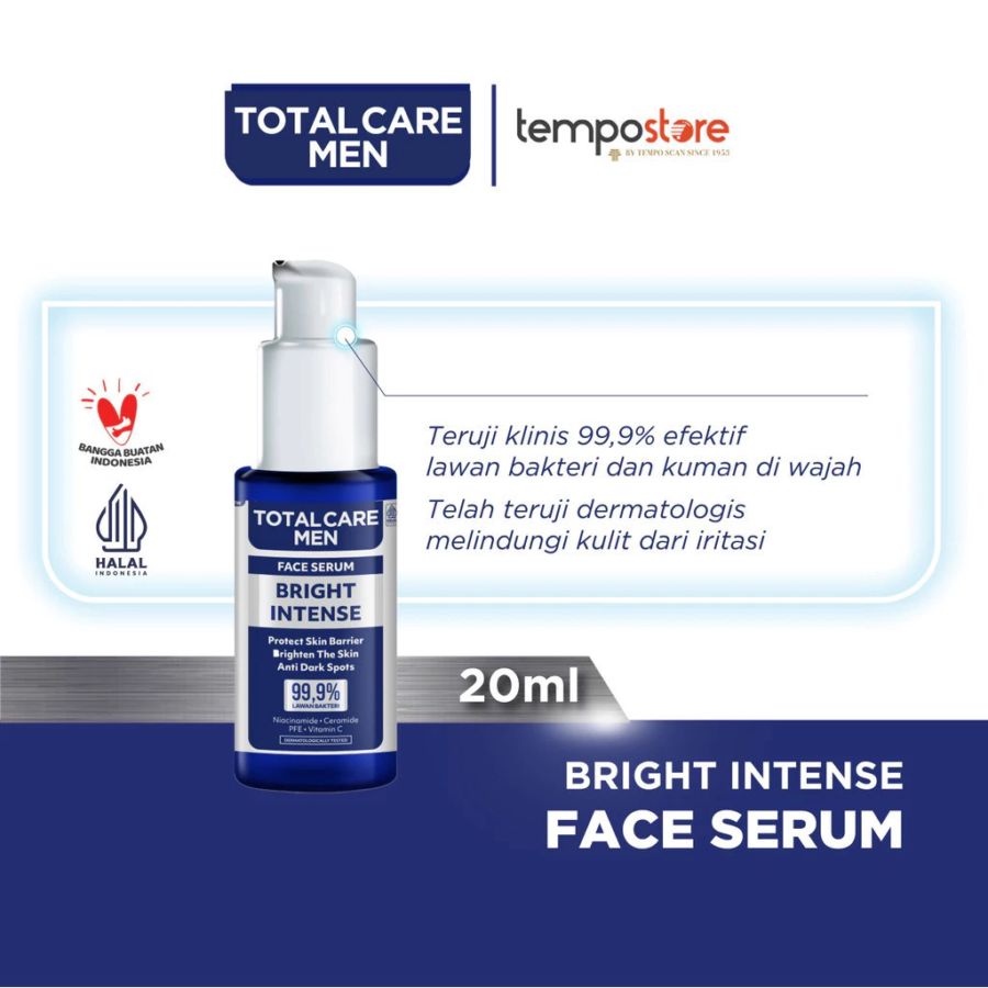 Total Care Men Bright Intense Face Serum 20 ml