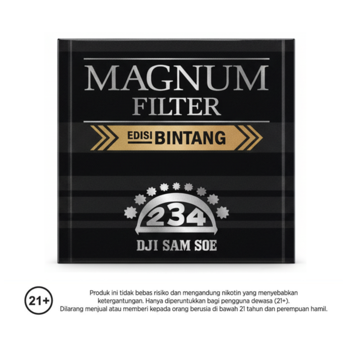 Dji Sam Soe Super Premium Magnum Black Box Edisi Bintang Filter Rokok Batang