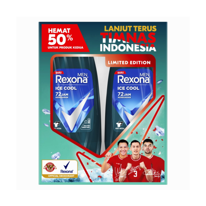 Rexona Men Ice Cool Deodorant Roll On Twinpack 2pcs x 45ml