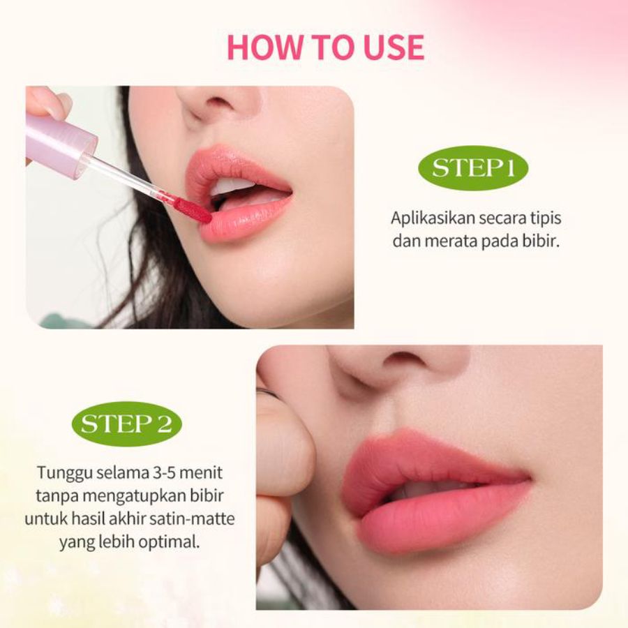 BNB Barenbliss Apple Makes Adorable Mousse Burgundy Heat Lip Tint 3gram