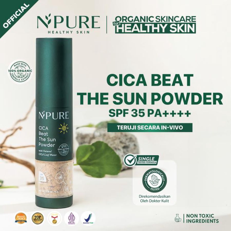 NPURE Cica Beat The Sun Powder SPF 35 5gram