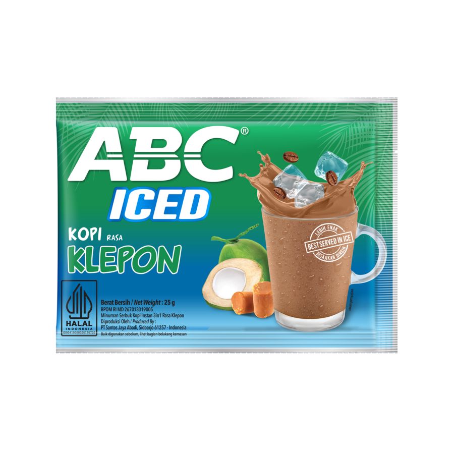 ABC Iced Klepon Kopi Bubuk Bag 5 sachets x 25gr 125gram