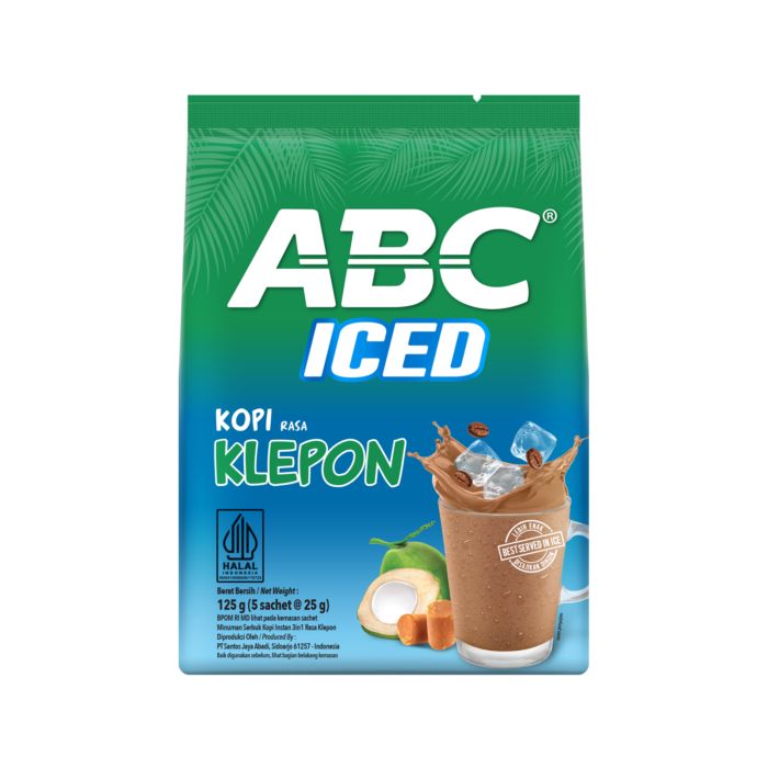 ABC Iced Klepon Kopi Bubuk Bag 5 sachets x 25gr