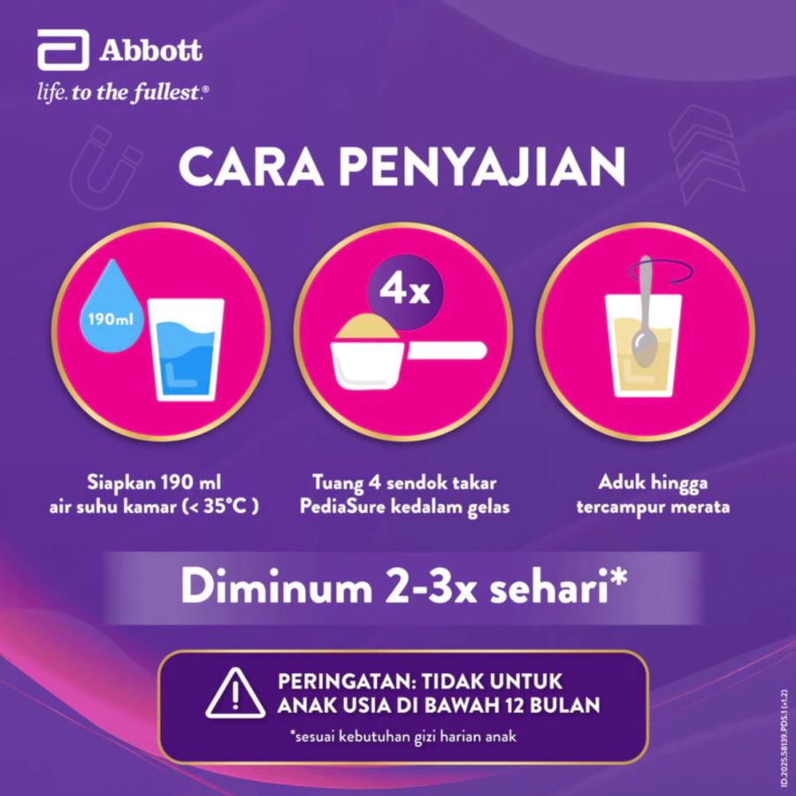 Pediasure Triplesure Madu Susu Formula 800gram