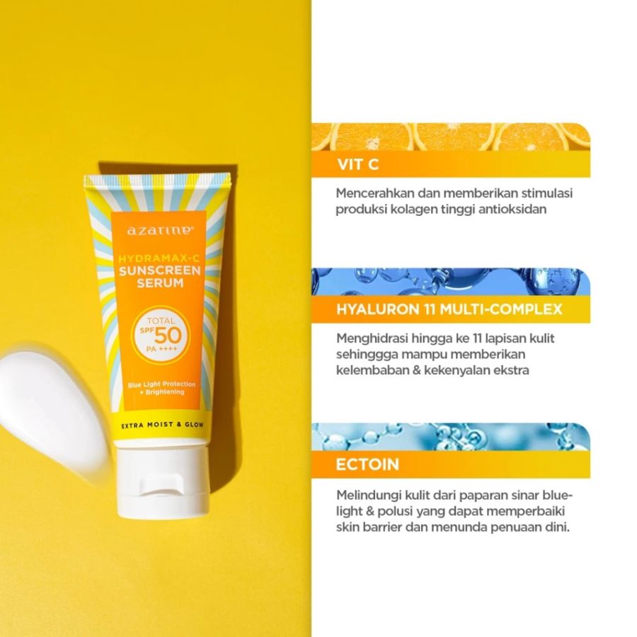Azarine Hydramax-C Sunscreen Serum SPF50 PA++++ 40ml