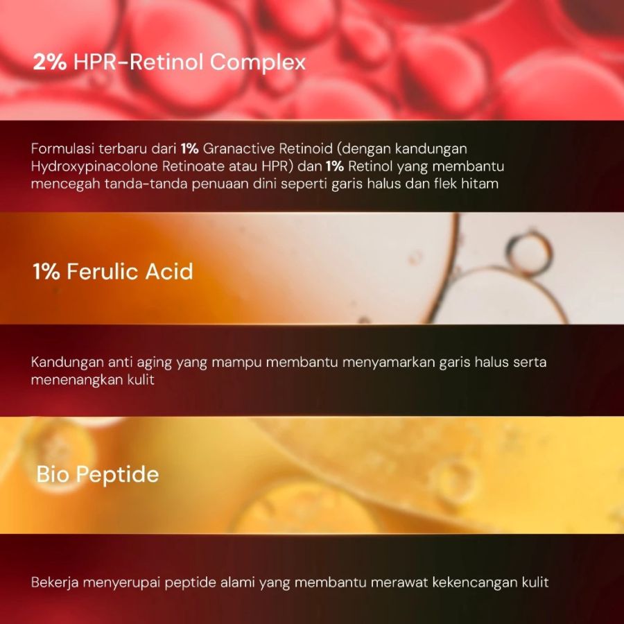 BHUMI HPR Retinol Anti Aging Serum 18ml