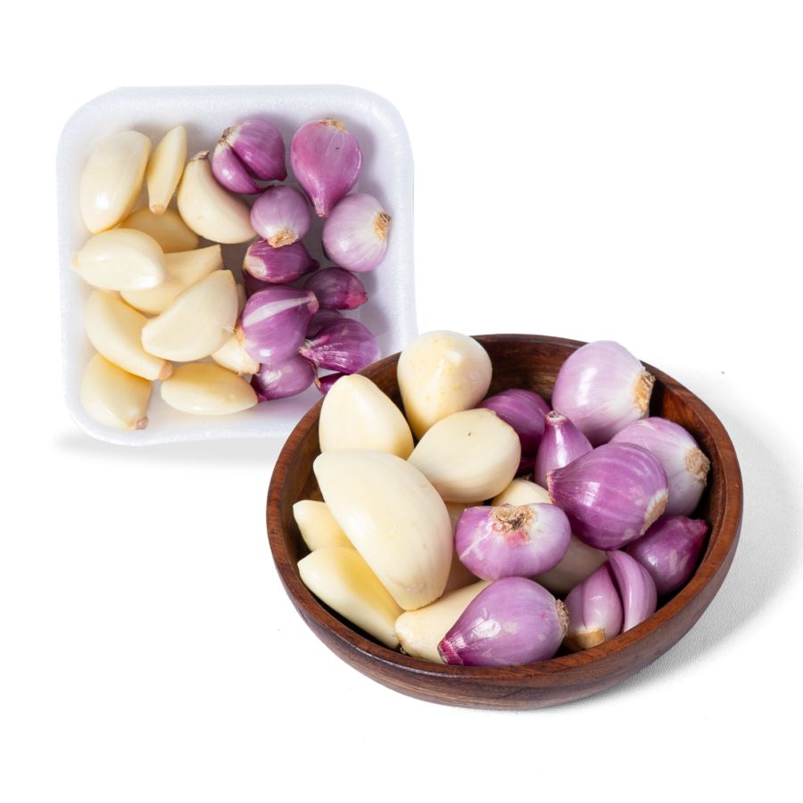 Bawang Mix Merah Putih Kupas Astro Farm 200gram