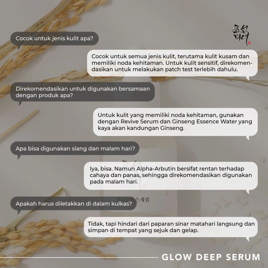 Beauty of Joseon Glow Deep Serum Rice + Alpha-Arbutin 30ml