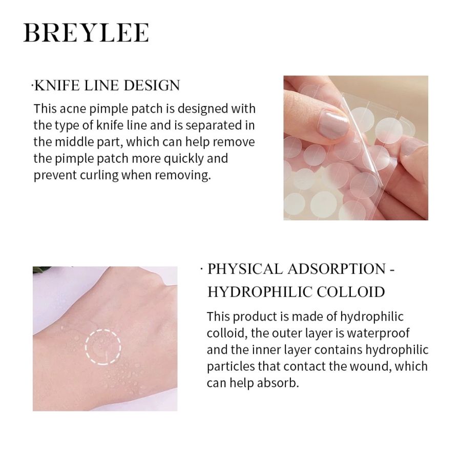Breylee Acne Pimple Patch 0.1mm 22patch
