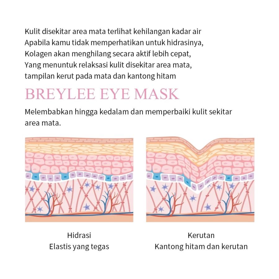 Breylee Pomegranate Eye Mask 60pcs