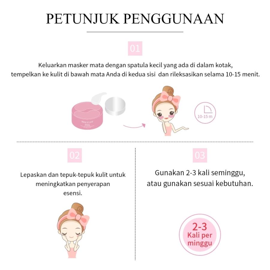 Breylee Pomegranate Eye Mask 60pcs