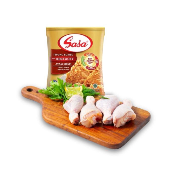 Bundle Sasa Tepung Kentucky 200gram + Paha Ayam Bawah 450–550gram