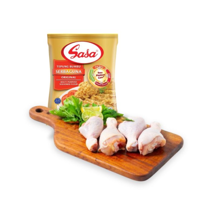 Bundle Sasa Tepung Original 210gram + Paha Ayam Bawah Astro Basics 450–550gram