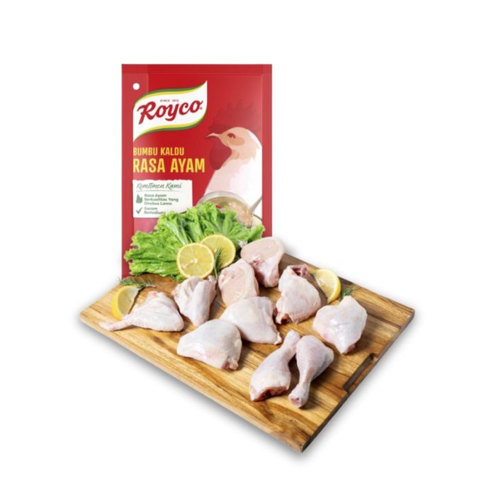 Bundle Royco Kaldu Ayam 220gram + Ayam Broiler Potong 10 Astro Basics 1kg