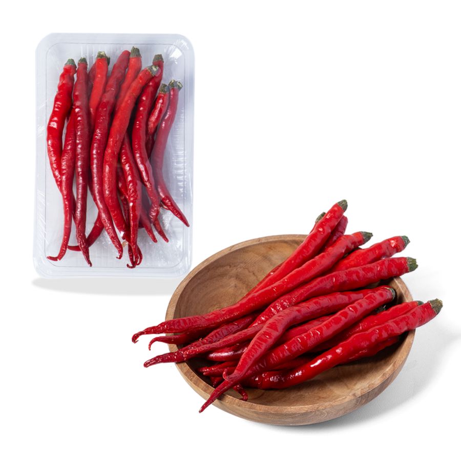 Cabe Merah Keriting Tanpa Tangkai Astro Farm 100gram