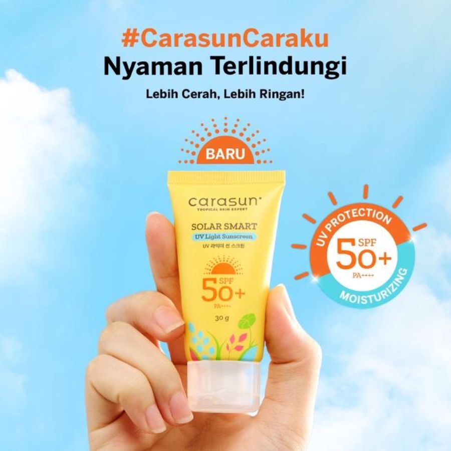 Carasun Solar Smart UV Light SPF 50PA Sunscreen 30gram
