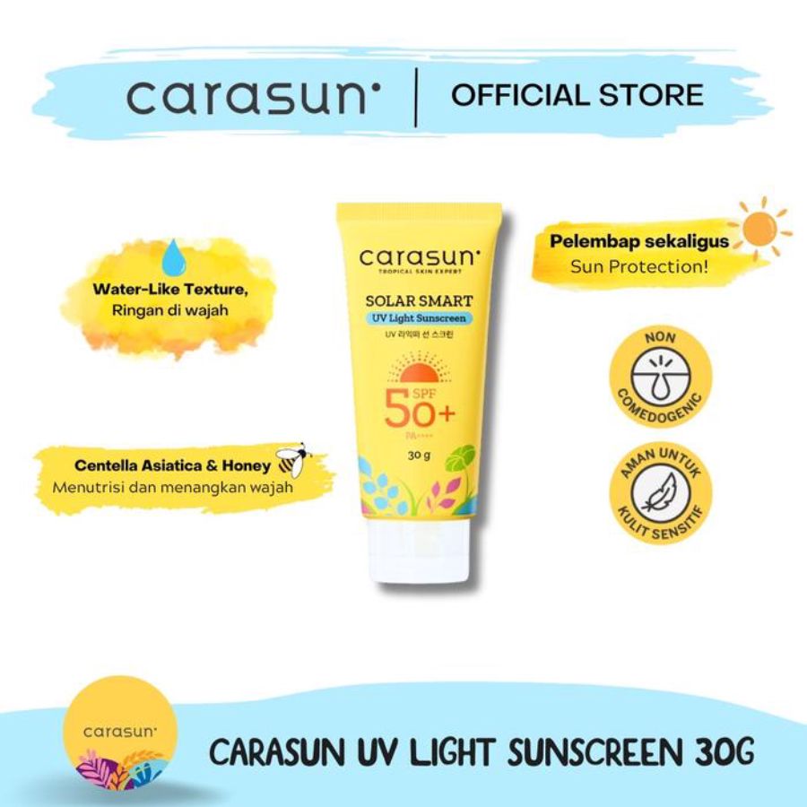 Carasun Solar Smart UV Light SPF 50PA Sunscreen 30gram