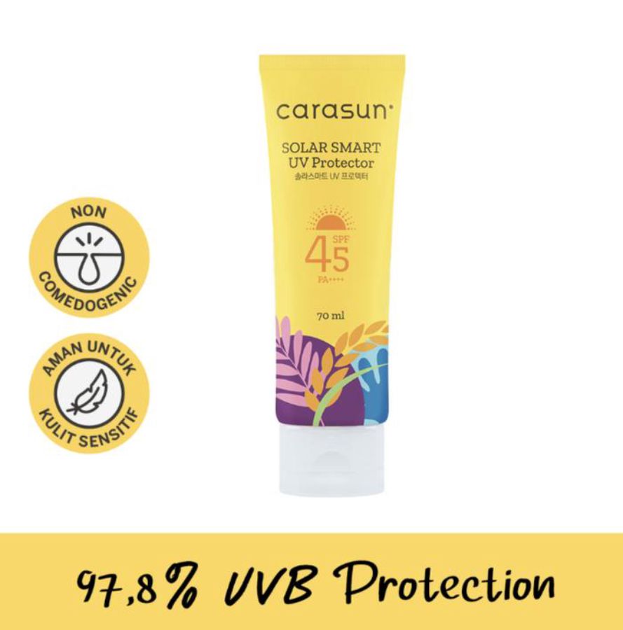 Carasun Solar Smart UV Protector SPF 45 PA++++ 70ml