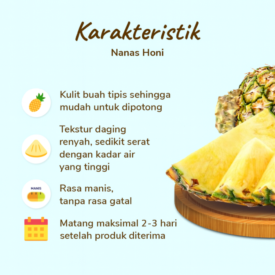 Nanas Honi Astro Farm 1 pcs 1 - 1.6 kg