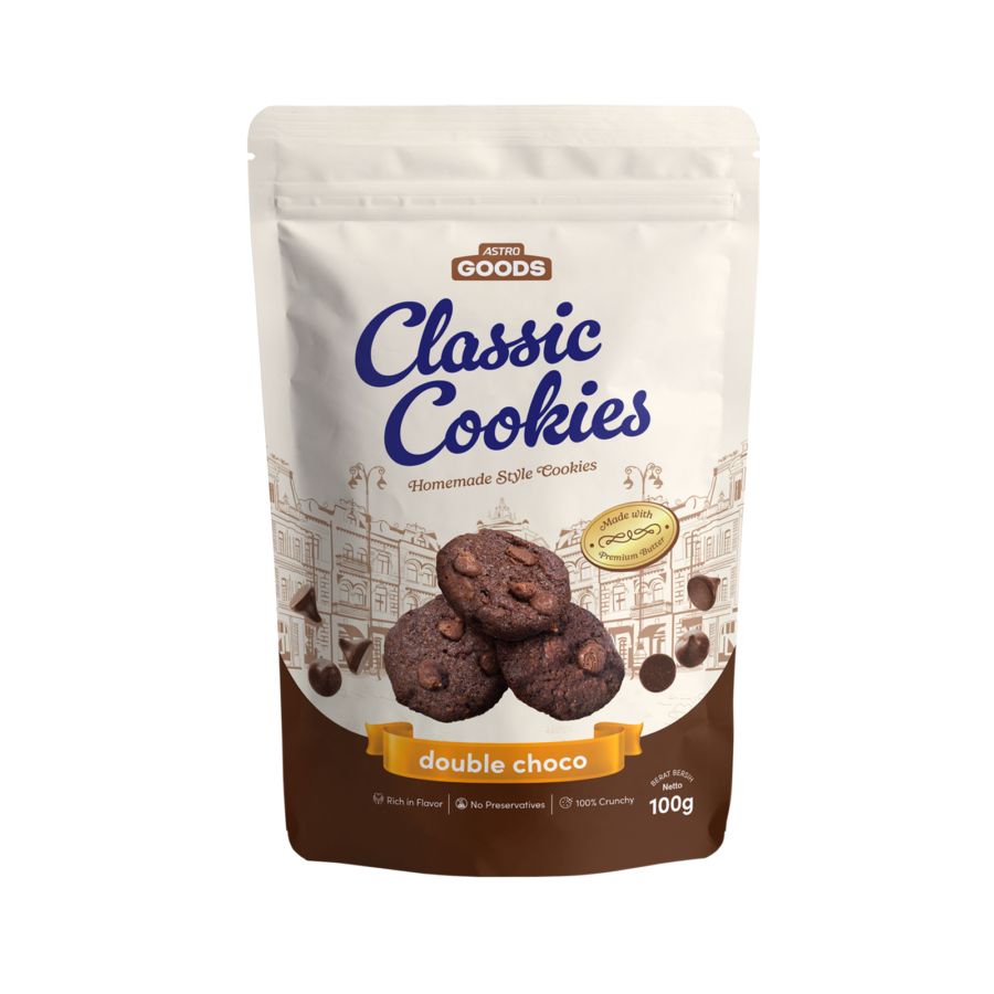 Double Chocolate Chip Cookies Astro Goods 100gram