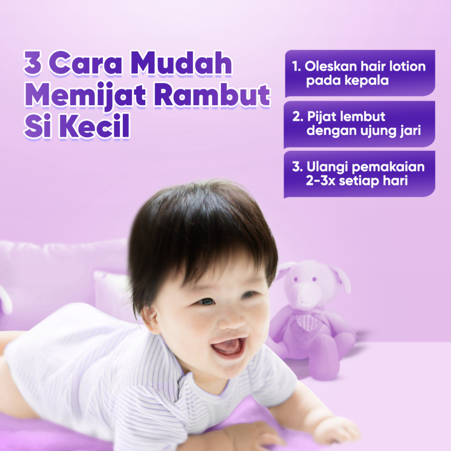 Cussons Baby Hair Lotion Candle Nut & Celery Perawatan Bayi 200ml