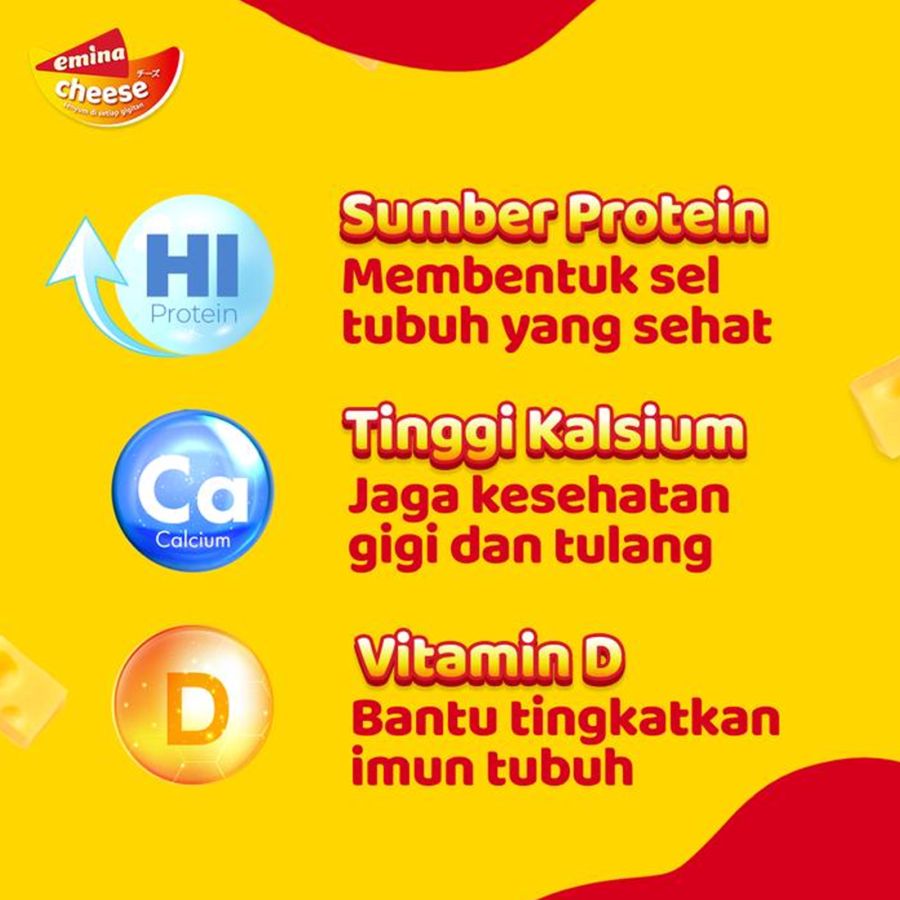 Emina Mozzarella Cheese Slice 5's 75gram