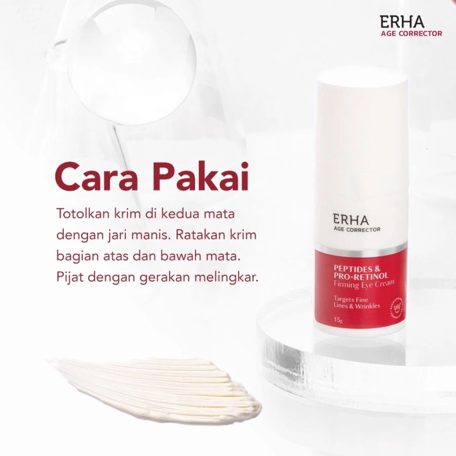 Erha Age Corrector Peptides & Pro-Retinol Firming Eye Cream 15gram