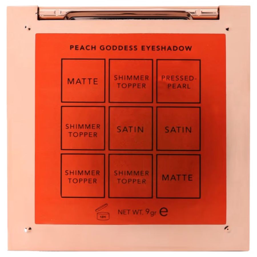 Esqa Goddess Eyeshadow Palette Peach 1pcs