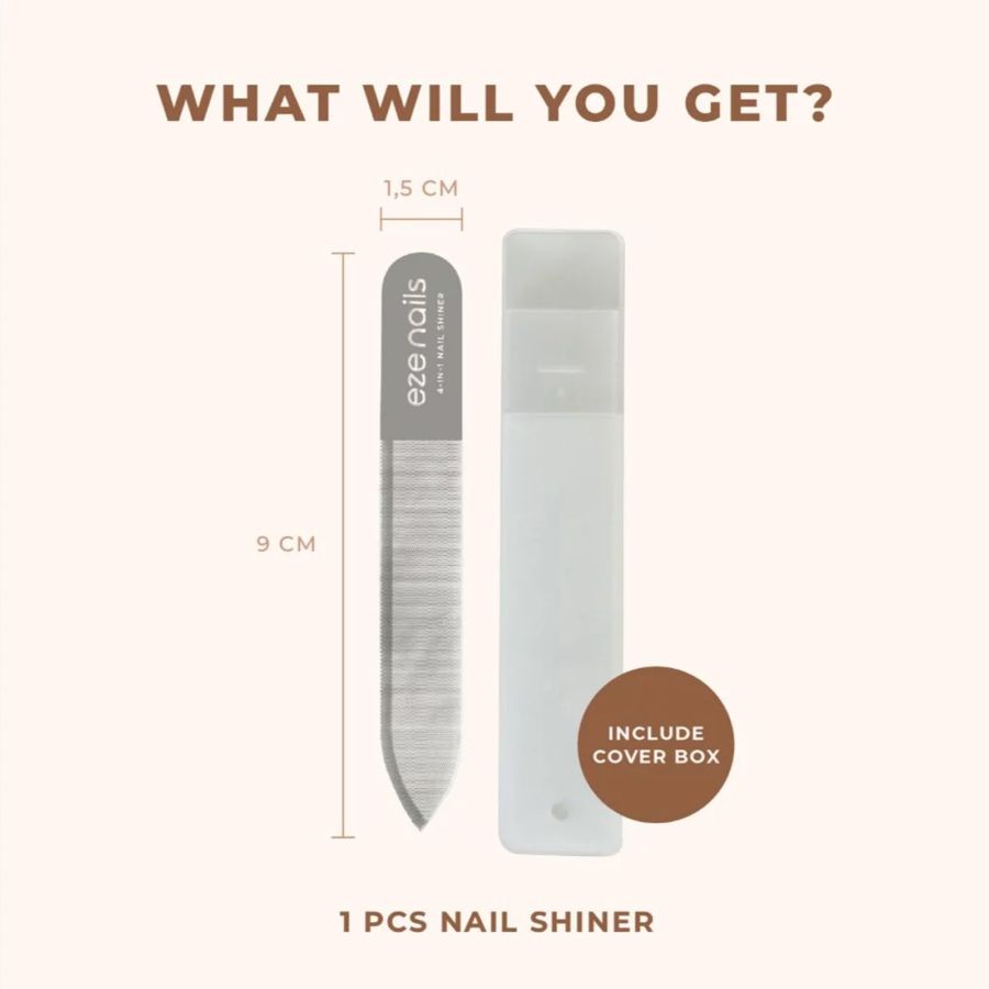 Eze Nails 4-In-1 Nail Shiner (Pengilap Kuku) 1pack