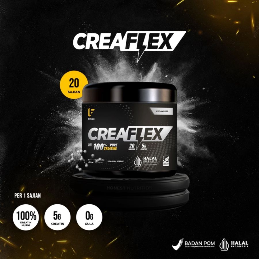 FITlife Creaflex Pure Creatine Unflavour 100gram