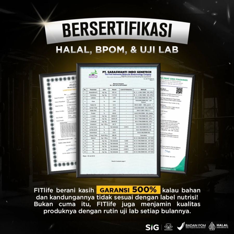 FITlife Powr Pre Workout Lemon 15sachets