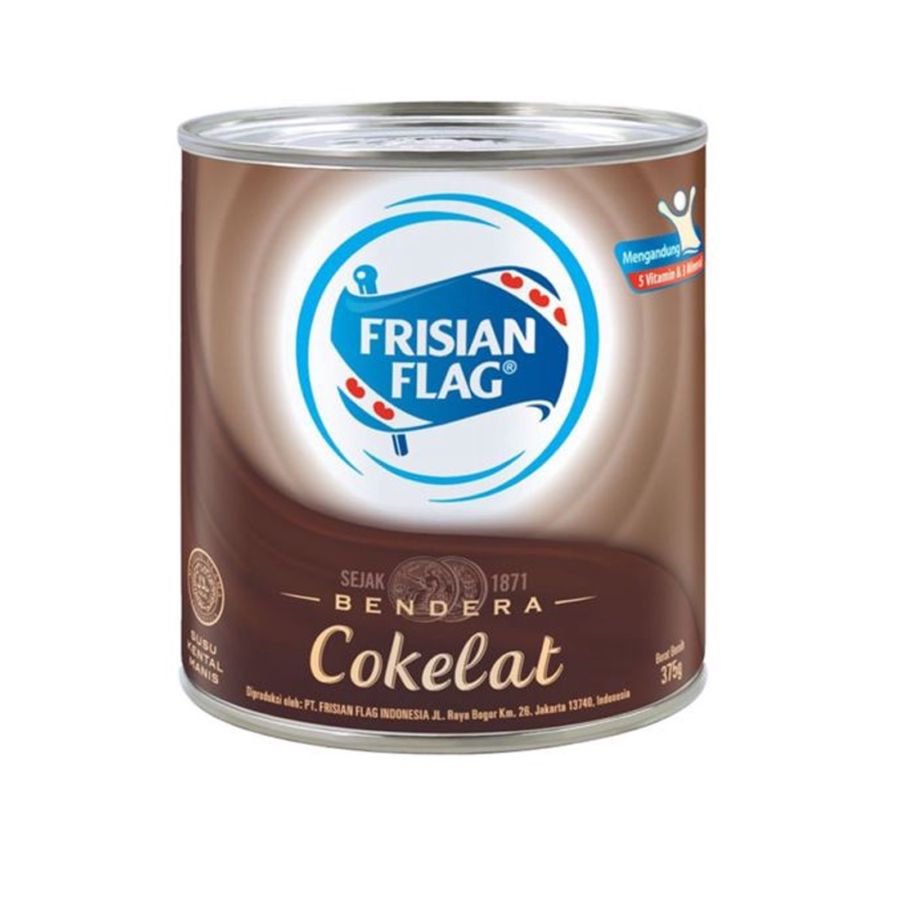 Frisian Flag Kental Manis Cokelat Kaleng 370gram