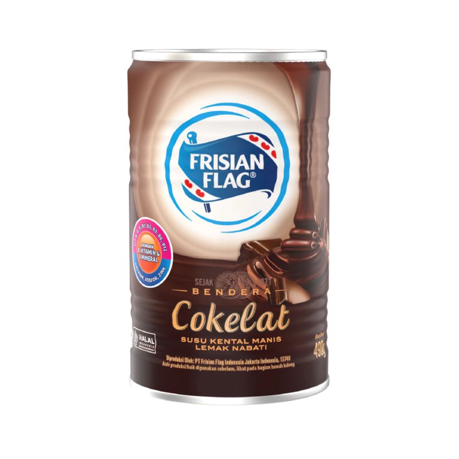 Frisian Flag Kental Manis Cokelat Kaleng 490gram