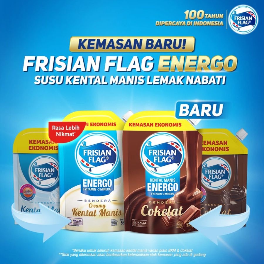 Frisian Flag Kental Manis Cokelat Pouch 535gram