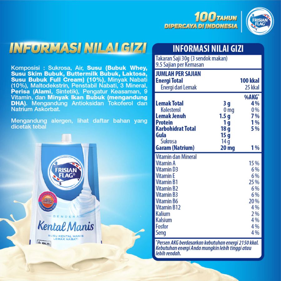 Frisian Flag Kental Manis Pouch 240gram