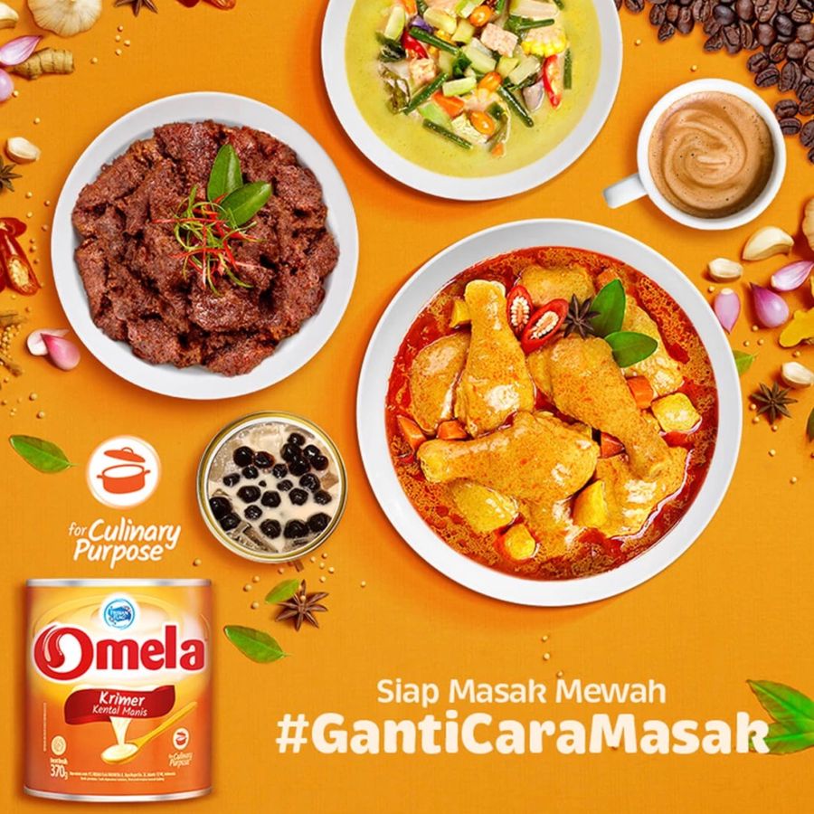 Frisian Flag Omela Krimer Kental Manis Kaleng 370gram