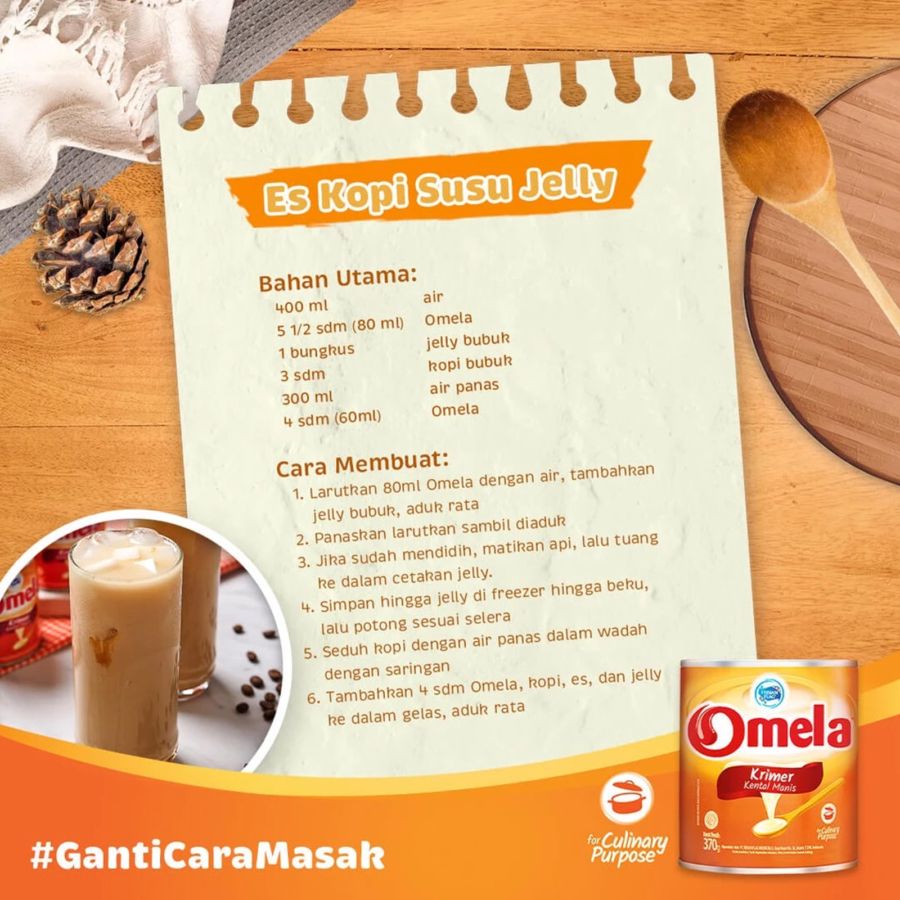 Frisian Flag Omela Krimer Kental Manis Kaleng 370gram