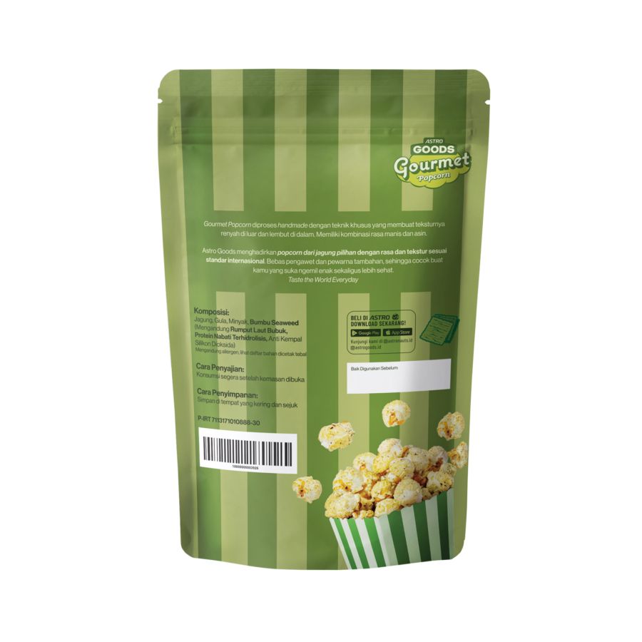 Gourmet Popcorn Seaweed Astro Goods 50gram
