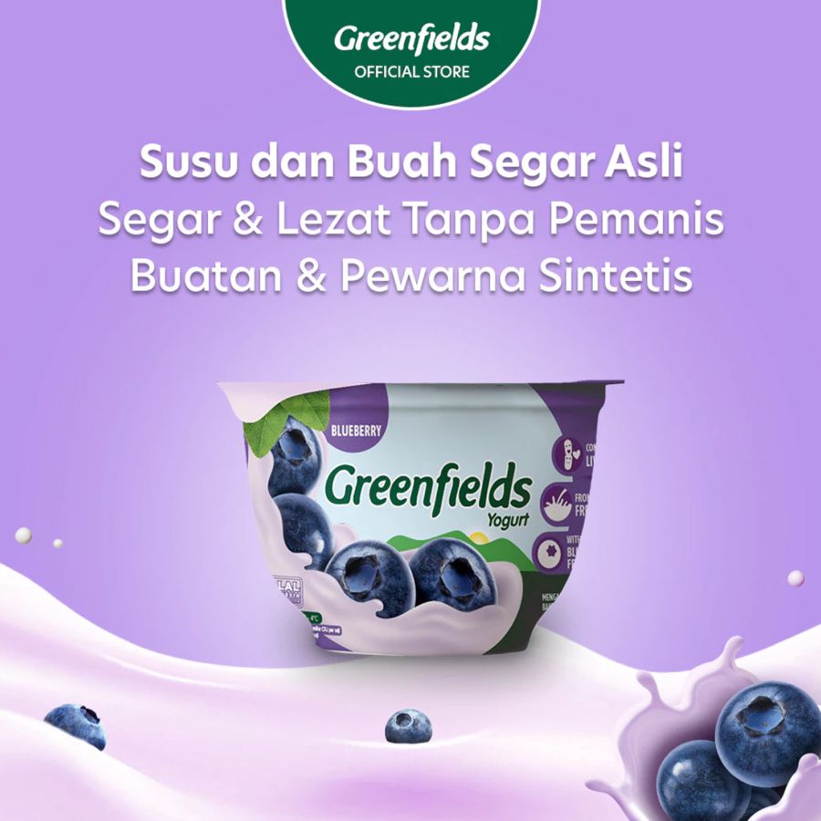 Greenfields Blueberry Yogurt 125gram