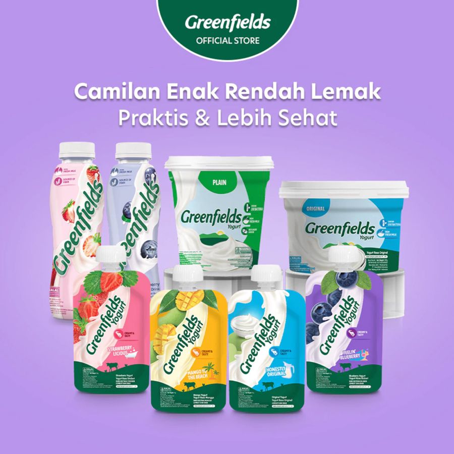 Greenfields Blueberry Yogurt Pouch 110gram