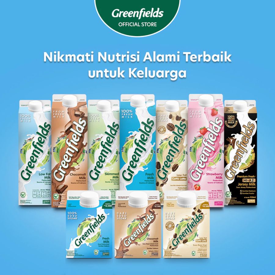 Greenfields Fresh Milk Full Cream 320ml