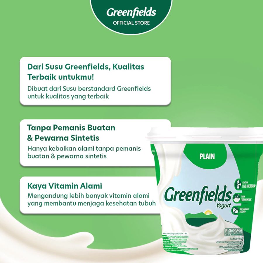 Greenfields Plain Yogurt 1000gram